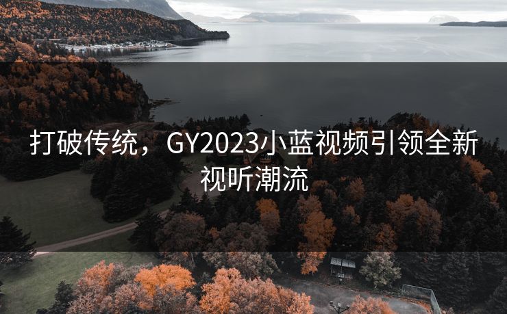 打破传统，GY2023小蓝视频引领全新视听潮流